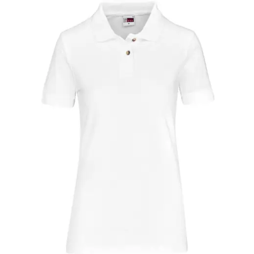 Ladies Boston Golf Shirt White